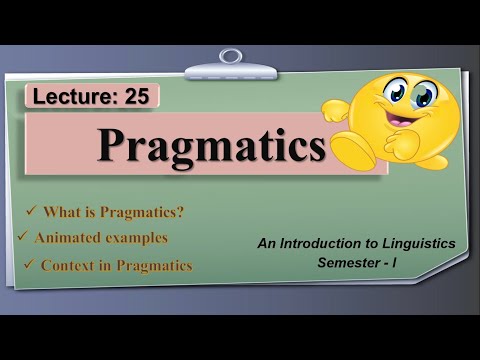 Video: Wat is pragmatiek Engels?