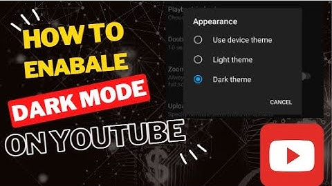 How to enable YouTube theme to dark mode on Android and iphone l Youtube Black theme