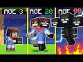 Surviving 99 Years As The WITHER In Minecraft!