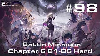 Chaos Zero Nightmare Walkthrough Part 98 - Battle Missions - Chapter 6 B1-B6 Hard (No Commentary)