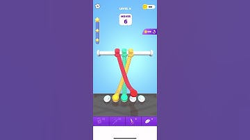 Tangle Master 3D 🧶 untangle rope game level 5