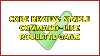 Code Review: Simple command-line roulette game