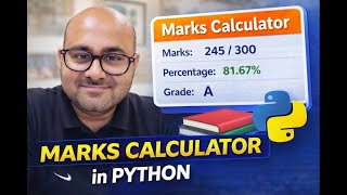 Marks Calculator Program in Python | Grade System | Practical Python for Beginners (Bengali)