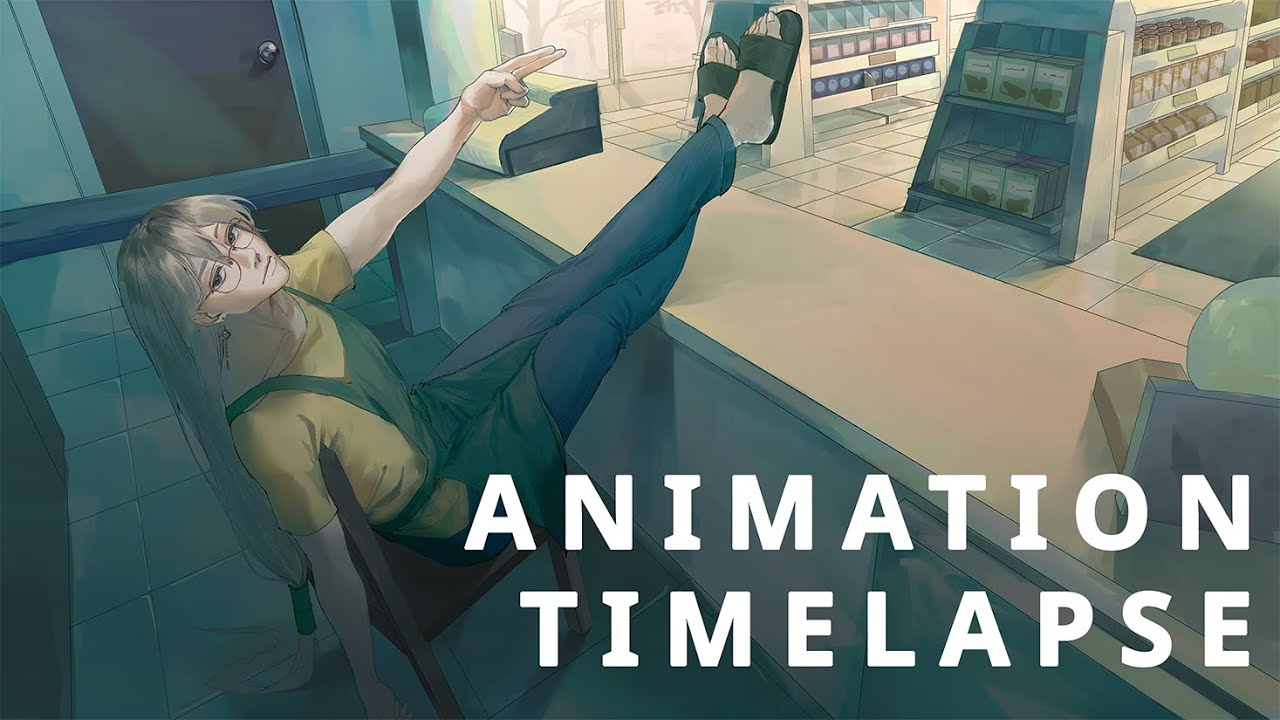 I Tried Animating in Live2D | Timelapse