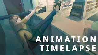 I Tried Animating in Live2D | Timelapse