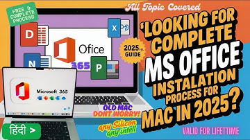 Install MS Office 365 on MacBook, iMac, Mac Mini in 2025 🔥 | Full Setup + Activation