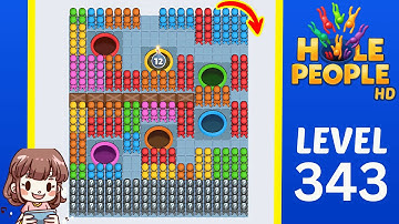 Hole People Level 343 Solution Walkthrough