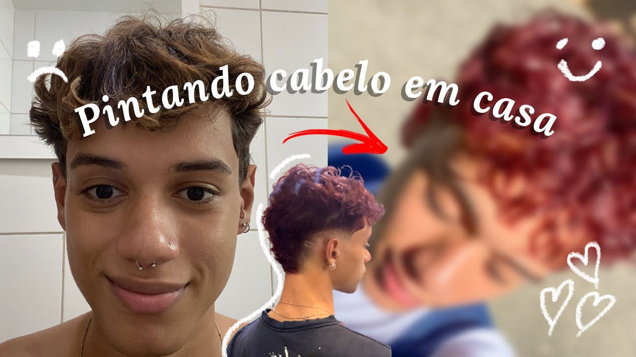 Pintei meu cabelo de vermelho em casa! será que deu certo??? 💗💗😵‍💫