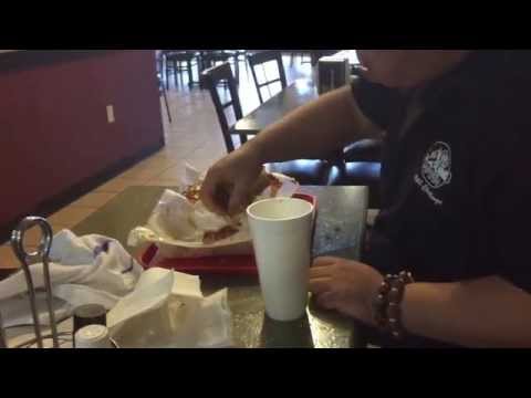 大锅7分44秒完成4磅aj汉堡挑战 First Asian who won the AJ burger's 1260 challenge in 7