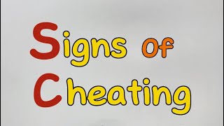 Signs of Cheating