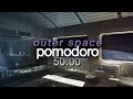 🚀 50/10 POMODORO TIMER 🌟 SPACE music ambient for STUDY &amp; WORK   (Focus music + ASMR breaks)