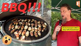 Grilling BBQ at the EASTON EGGFEST (ft. @BackdraftBBQ)