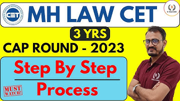 Step by Step form filling video of 3 Year Maharashtra CET CAP Form 2023-2024 | LLB Admission form