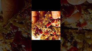 Energy bar- Protein bar- Healthy bar-Easy to make- Dryfruits and seeds bar - No sugar shorts