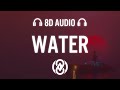 Tyla, Travis Scott - Water (Lyrics) | 8D Audio 🎧