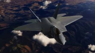F22 Raptor Jet - 3D element animation demo