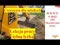 #55 Lekcja pracy tylną łyżką. Skarpowanie trawy. Łyżka sama się ostrzy .