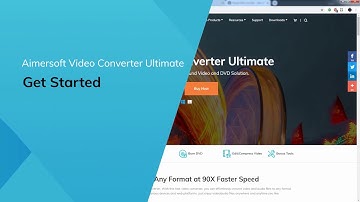 Get Started - Using Guide for Aimersoft Video Converter Ultimate