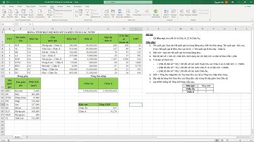 Giải đề thi Phần Excel Chứng Chỉ UD CNTT CB ĐH Khoa học tự nhiên 1 #baitapexcel #bhthvtlog