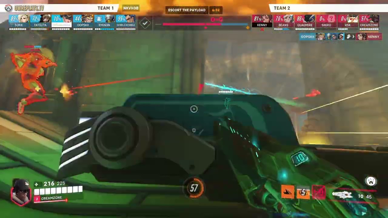 superior positioning, low deaths, and consistent mid-ran... by CREAMZONE — Overwatch 2 Replay NKVH3B