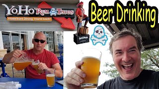 Beer Drinking at The Wharf Orange Beach, AL Tour of Drinking Beer at YoHo Rum & Tacos & The Boat Bar