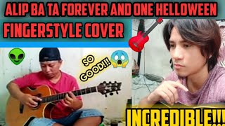 ALIP BA TA FOREVER AND ONE HELLOWEEN FINGERSTYLE COVER | Reaction