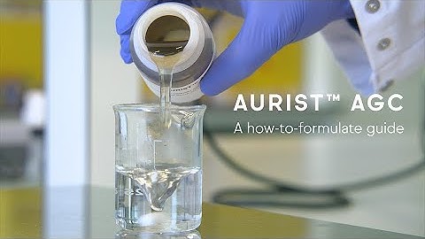 AURIST™ AGC: A how-to-formulate guide
