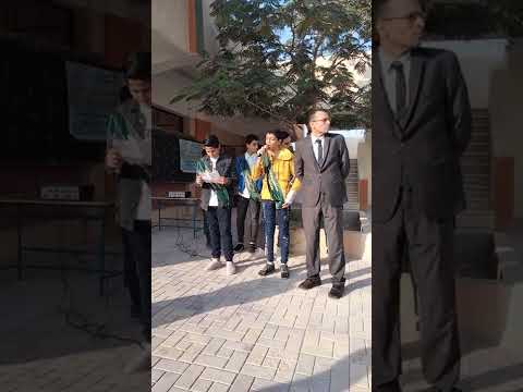 الاذاعه المدرسيه عن حب الوطن والانتماء في مدرسه عثمان بن عفان الاعداديه بالقبابات