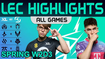 LEC Highlights Week2 Day3 LEC Spring 2023 All Games By Onivia