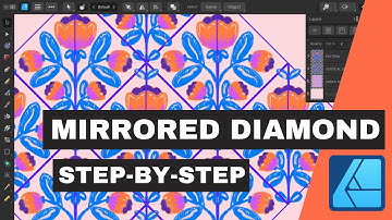 Step-by-Step DIAMOND Repeat Pattern ◆ Affinity Designer iPad Tutorial PART 1