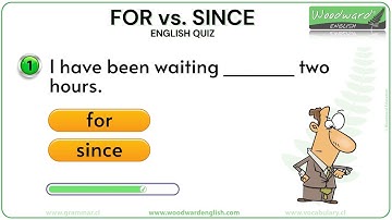 FOR SINCE English Quiz | Can you get 20/20? | English Grammar Quiz to practice FOR vs. SINCE