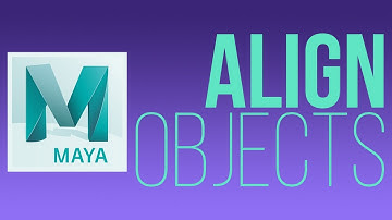 Align Objects in Autodesk Maya