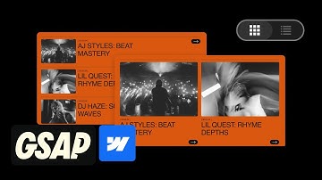 Switch Grid & List View | GSAP Flip & Webflow