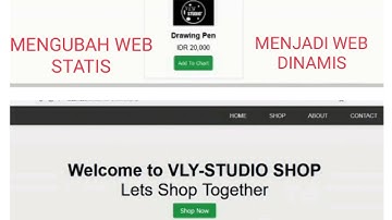 Mengubah web statis menjadi web dinamis
