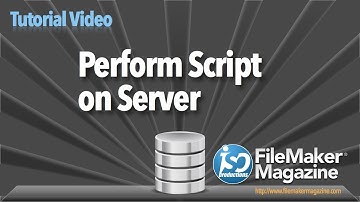 FileMaker Tutorial - Perform Script on Server