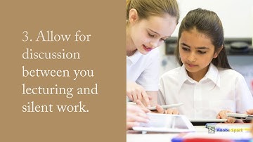 Creating a positive learning environment