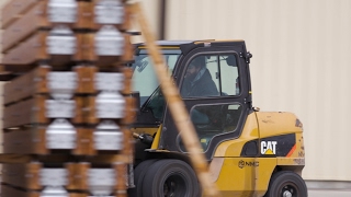 Cat® Lift Trucks Customer Review: Hughes Brothers Small IC Pneumatic Tire Forklift