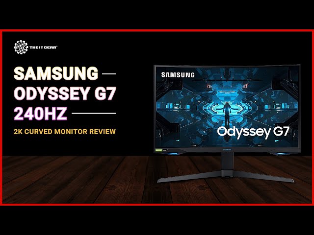 Samsung's new Odyssey G7 gaming monitor: 1440p 240Hz QLED display