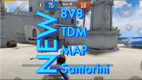BGMI NEW 8V8 TDM MAP Santorini🔥 || NEW 8V8 ARENA TRAINING IN BGMI TIPS & TRICKS ||UNLOCK 8v8 TDM