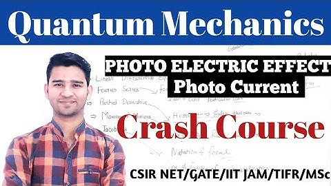 Quantum Mechanics-01| Photo Electric Effect,Photo Current|NET, GATE,JAM,TIFR & MSc Physics Entrances