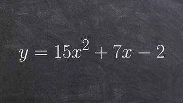 Solve by factoring when a is greater than one