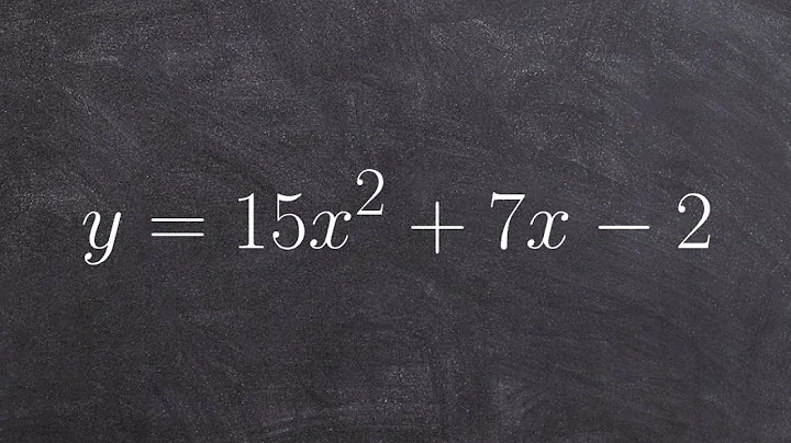Solve by factoring when a is greater than one