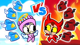 😇😈 Angel vs Demon Baby😇😈 + More Funny Stories for Kids by Doo Bee Doo Kids 97,947 views 10 days ago 28 minutes