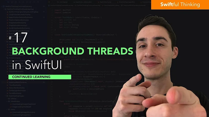 Multi-threading with background threads and queues in Xcode | Continued Learning #17