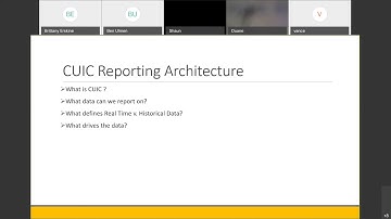 CUIC Training Session 4 Agent Reports