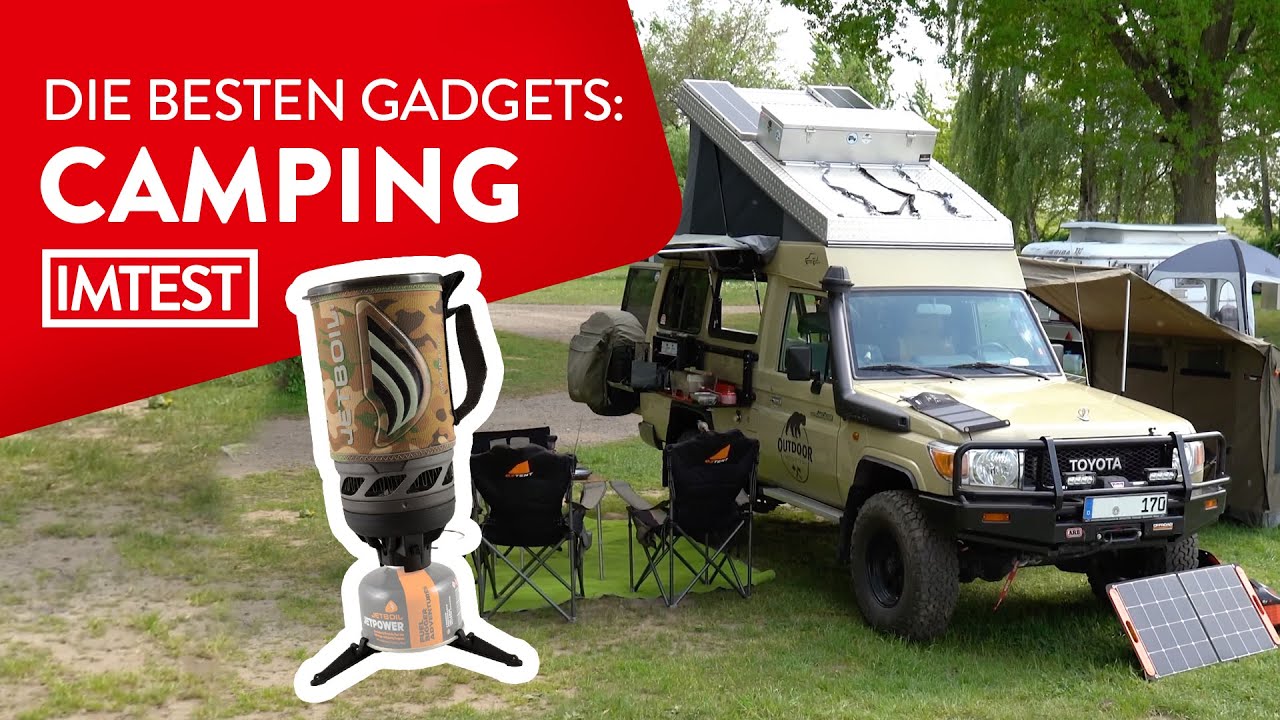 Die Top 10 besten Gadgets fürs Camping. Für Zelt und Wohnmobil