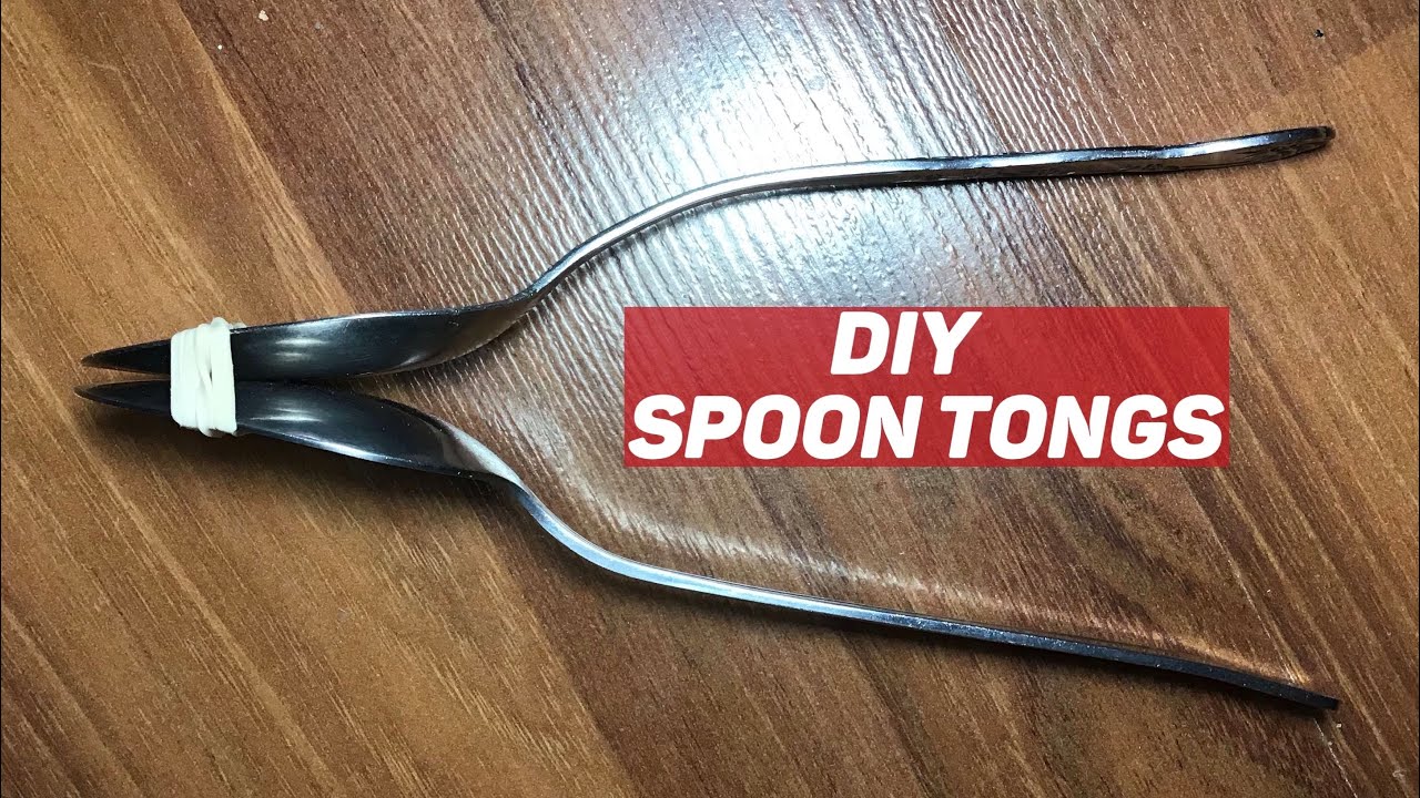 DIY Spoon Tongs!! YouTube