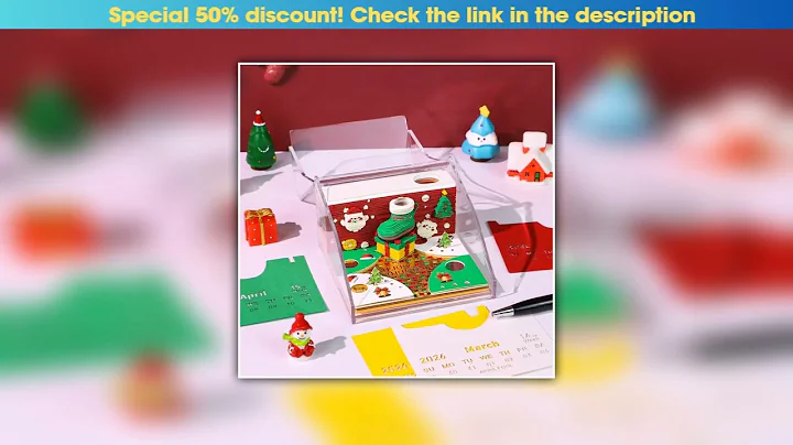 Top Omoshiroi Block Artistic Block 3D Notepad Christmas Gifts 3D Calendar 2026 3D Memo Pad Block No