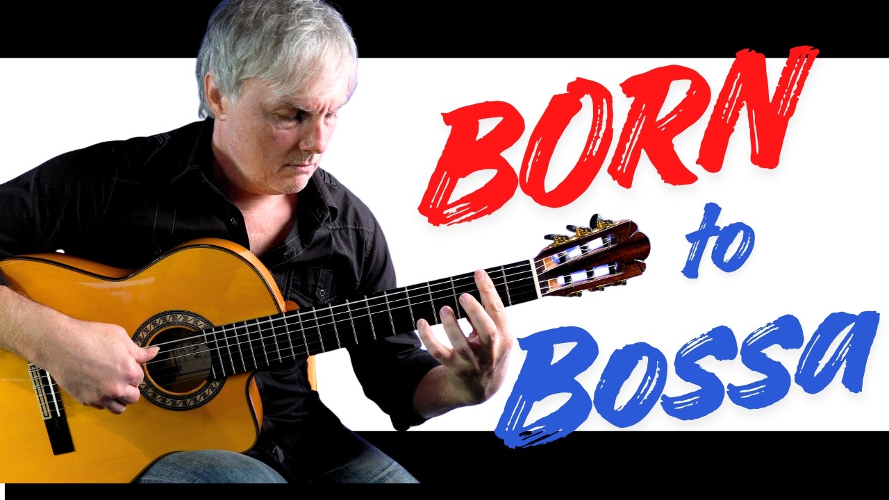 Bossa Nova Guitar Solo Chord Melody Arrangement - Happy Birthday