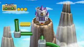 [TAS] New Super Mario Bros. Wii 100% world 6 (6/9)
